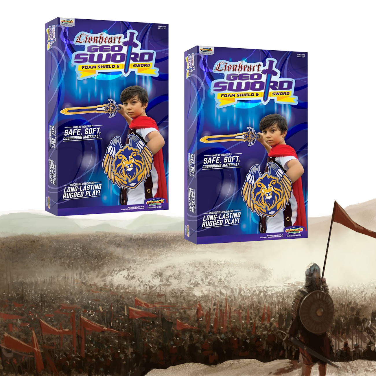 LionHeart Soft Foam Sword & Shield Active Play Set for Little Knights Ages 3+