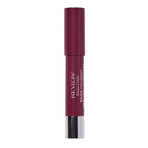 Revlon Lip Balm, Tinted Lip Stain, Face Makeup with Lasting Hydration, Infused with Shea Butter, Mango & Coconut Butter, Shimmer Finish, 005 Crush , 0.01 Oz