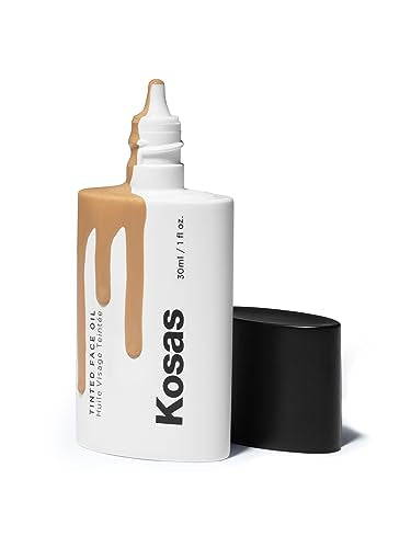 Kosas Tinted Face Oil | Nourishing, Light-Coverage Tinted Foundation, (Tone 06)