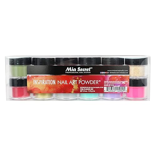 Mia Secret Nail Art Powder - Inspiration Collection (12 PC)