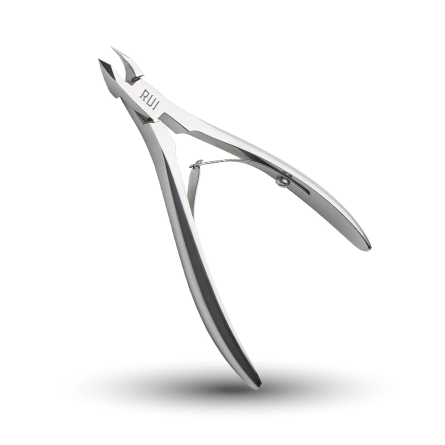 Rui Smiths Pro Premium Stainless Steel Cuticle Nippers - Professional Stainless Steel Cuticle Nippers - Japanese Handle, Mirror Finish - 5mm Jaw, Double Spring