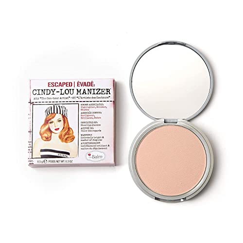 theBalm Cindy-Lou Manizer Peachy-Pink Highlighter, Shadow & Shimmer, Subtle Glow
