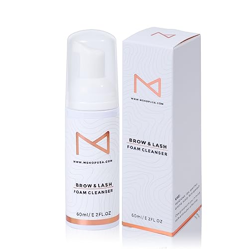 M - Permanent Makeup Brow & Lash Foam Cleanser For Eyelash Extensions, Microblading, Powder Brows, Eyebrows, Nano Brows, Permanent Make Up 60ML