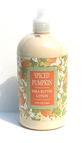 Greenwich Bay Spiced Pumpkin Hand and Body Lotion with Shea Butter, Pumpkin Oil, Clove Oil and Cocoa Butter 16oz