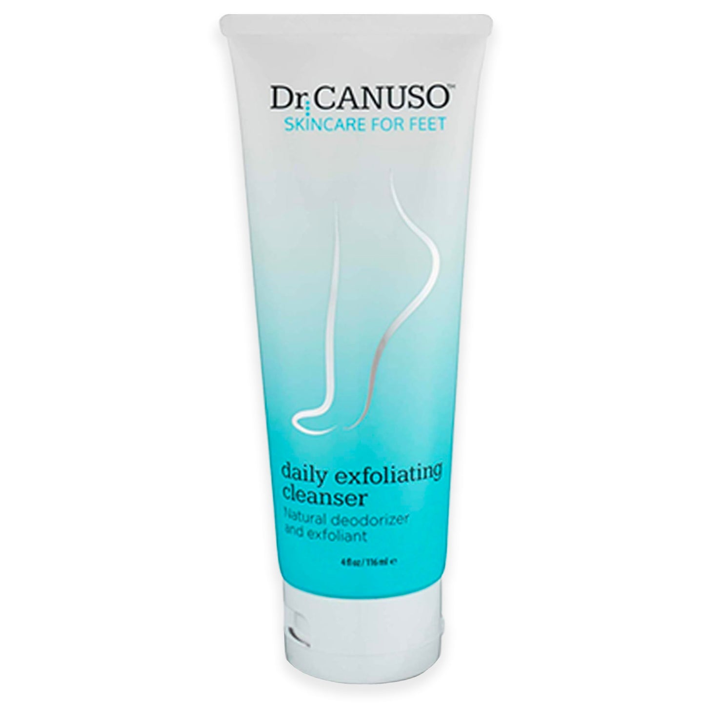 Dr. Canuso Cleansing Foot Scrub | Nourishing Cracked Heel Repair | Gentle Foot Exfoliator with Beeswax Microbeads | Treats Foot Odor, Softens Calluses, Heals Dry Skin (4 oz)