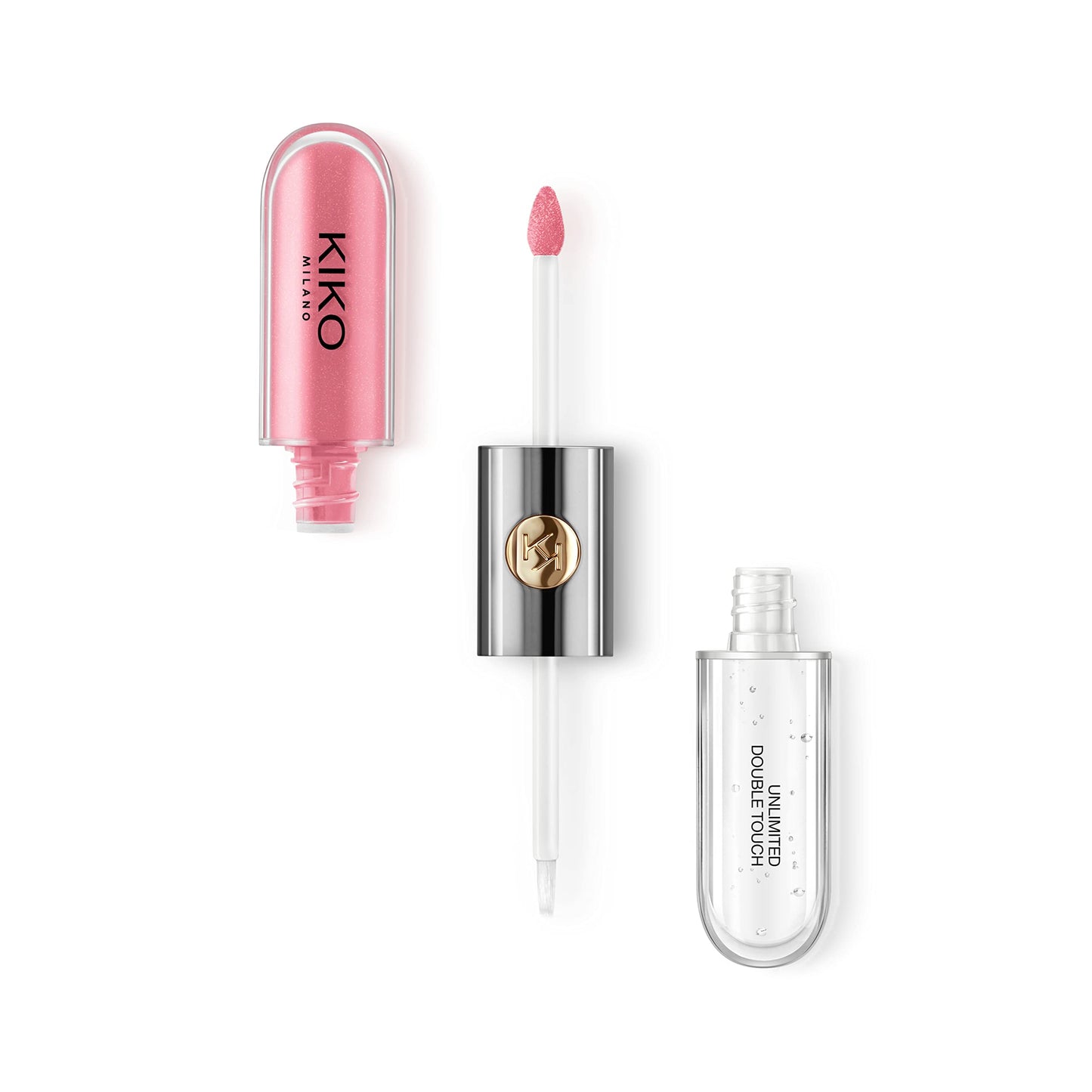 KIKO MILANO - Unlimited Double Touch 111 Liquid lipstick with a bright finish in a two-step application. Lasts up to 12 hours*. No-transfer base colour.