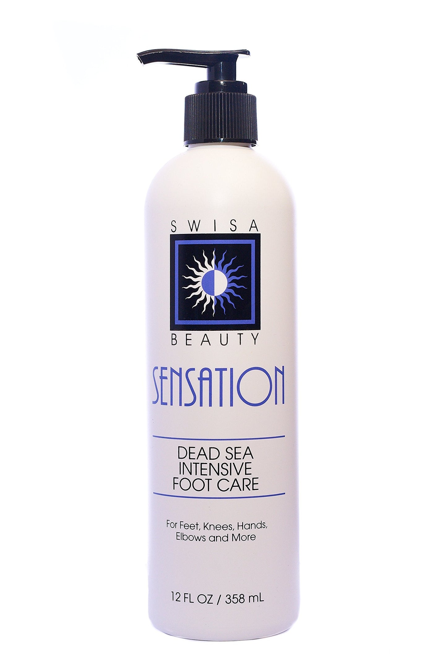 Swisa Beauty Dead Sea Intensive Foot Care Lotion - Contains Aloe Vera As The Base and Eucalyptus Oil For Deep Penetration.