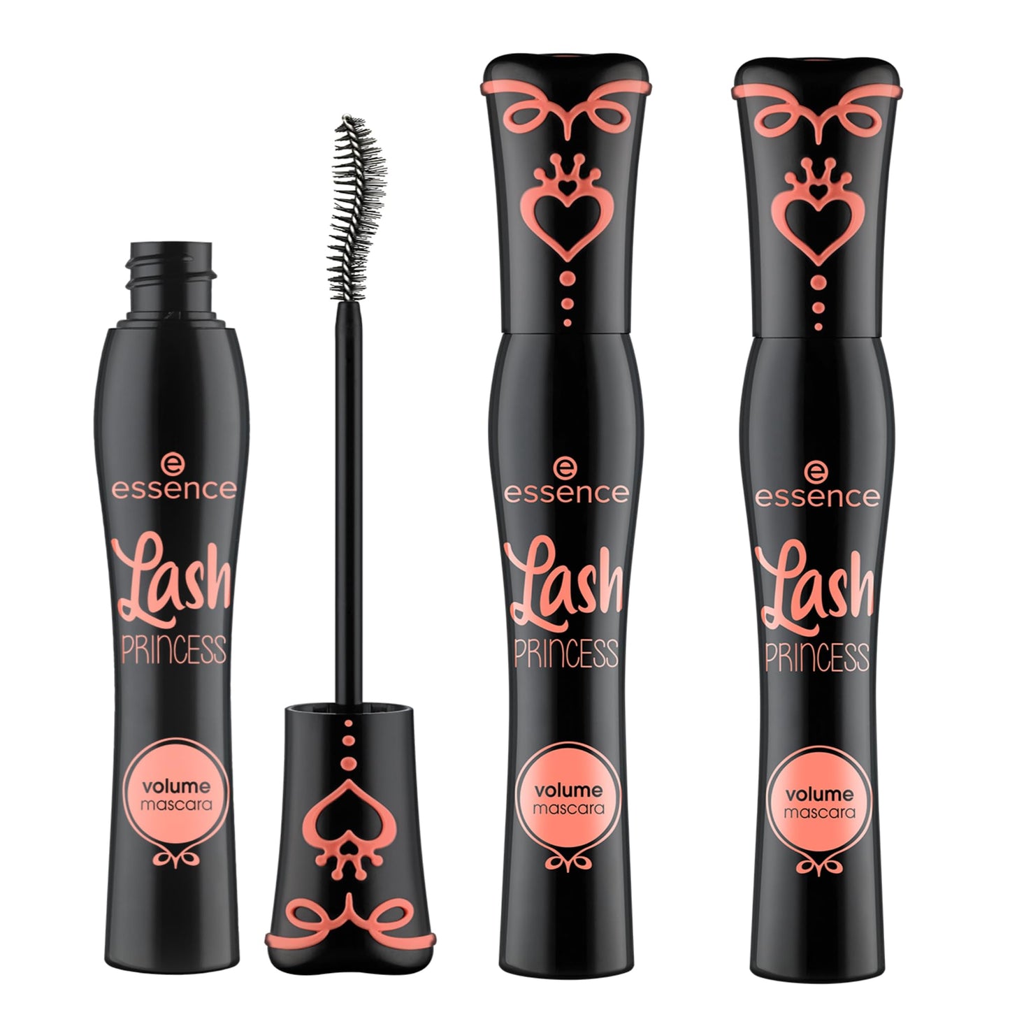 essence | Lash Princess Volume Mascara | Cruelty Free | Black (Pack of 3)