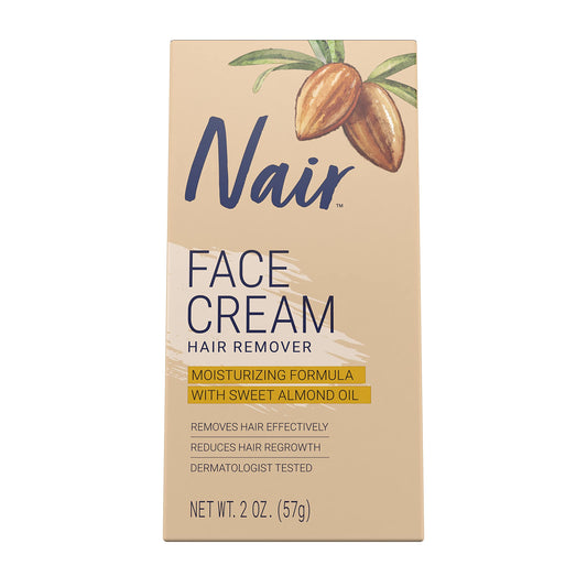 Nair Moisturizing Face Cream Hair Remover 2 oz (Pack of 12)
