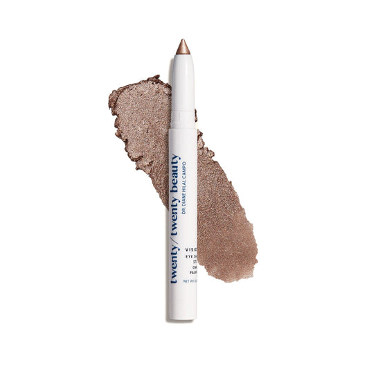 twenty/twenty beauty Visionary Eye Shadow Stick, Shimmer Cream Eyeshadow Pencil, Long-Lasting Makeup that's Safe for Sensitive & Dry Eyes, Ophthalmologist Tested (Rose Colored Glasses)