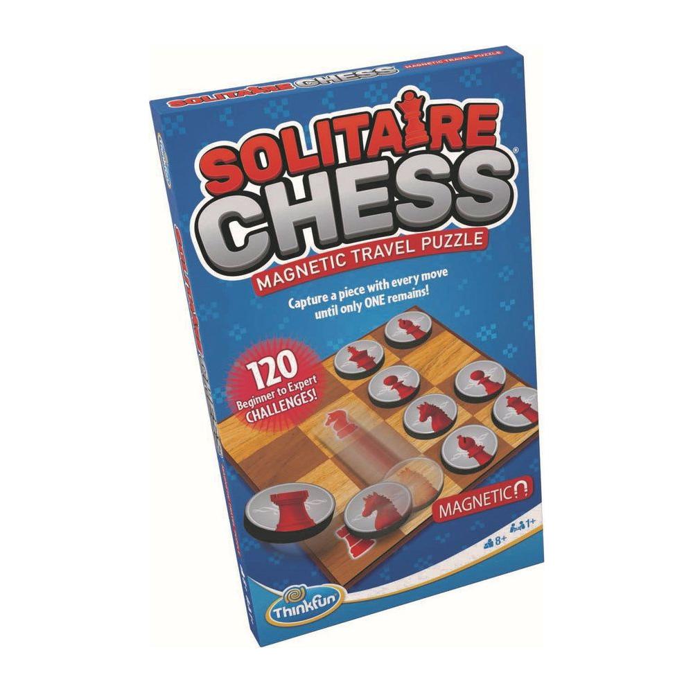 ThinkFun Solitaire Chess Magnetic Travel Puzzle