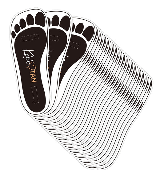 120 Pairs(240feets) Spray Tan Feet Pads in Black For Sunless Spray Tanning