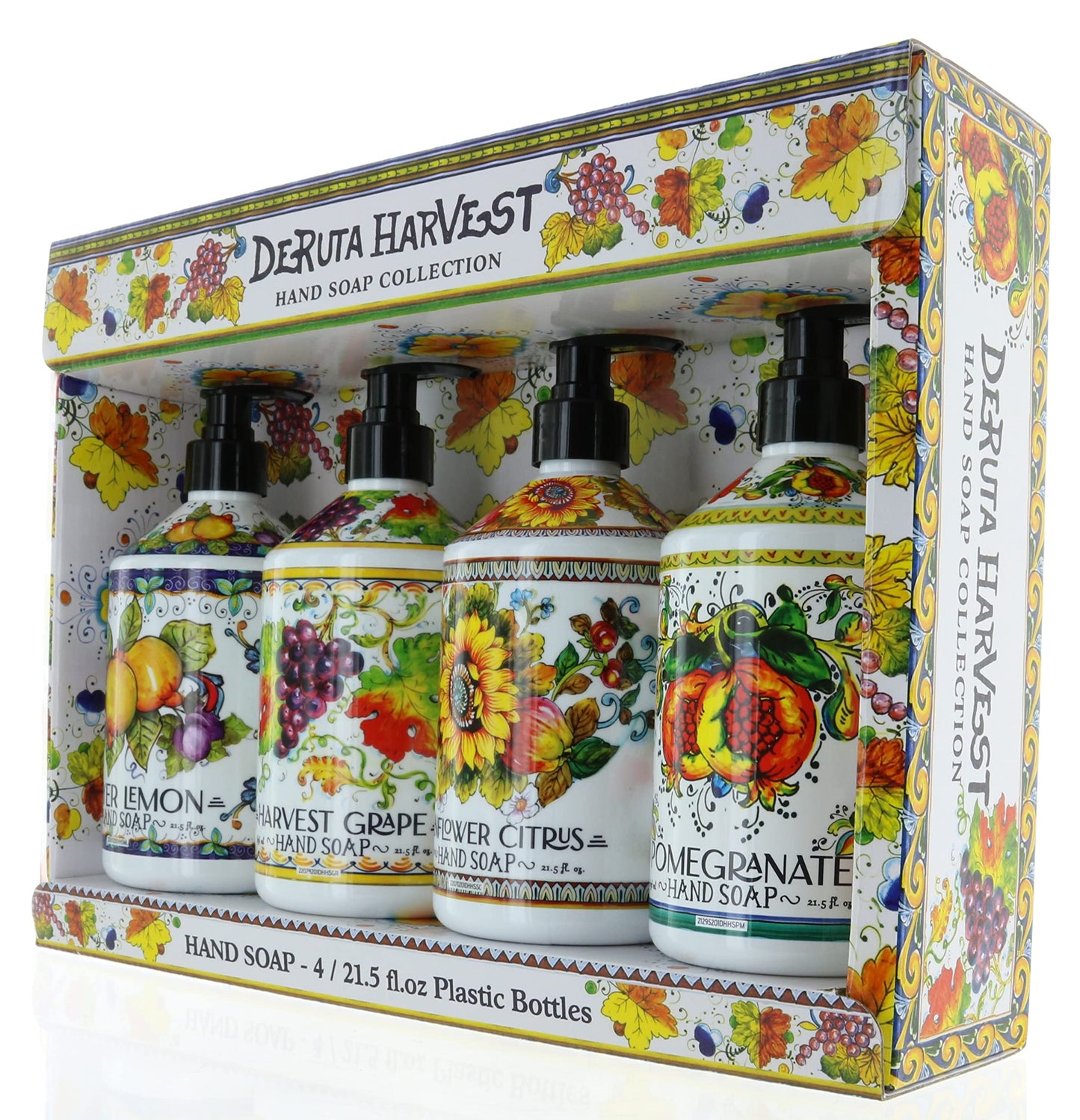 Home And Body Deruta Harvest Hand Soap Collection, 21.5 Fluid Ounce (Pack of 4)