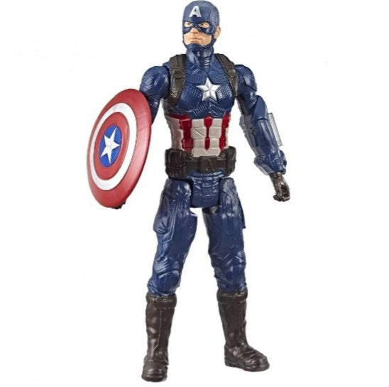 Avengers Marvel Endgame Titan Hero Series Figures 12": Iron Man, Captain America, Black Panther, Moon Knight & Loki