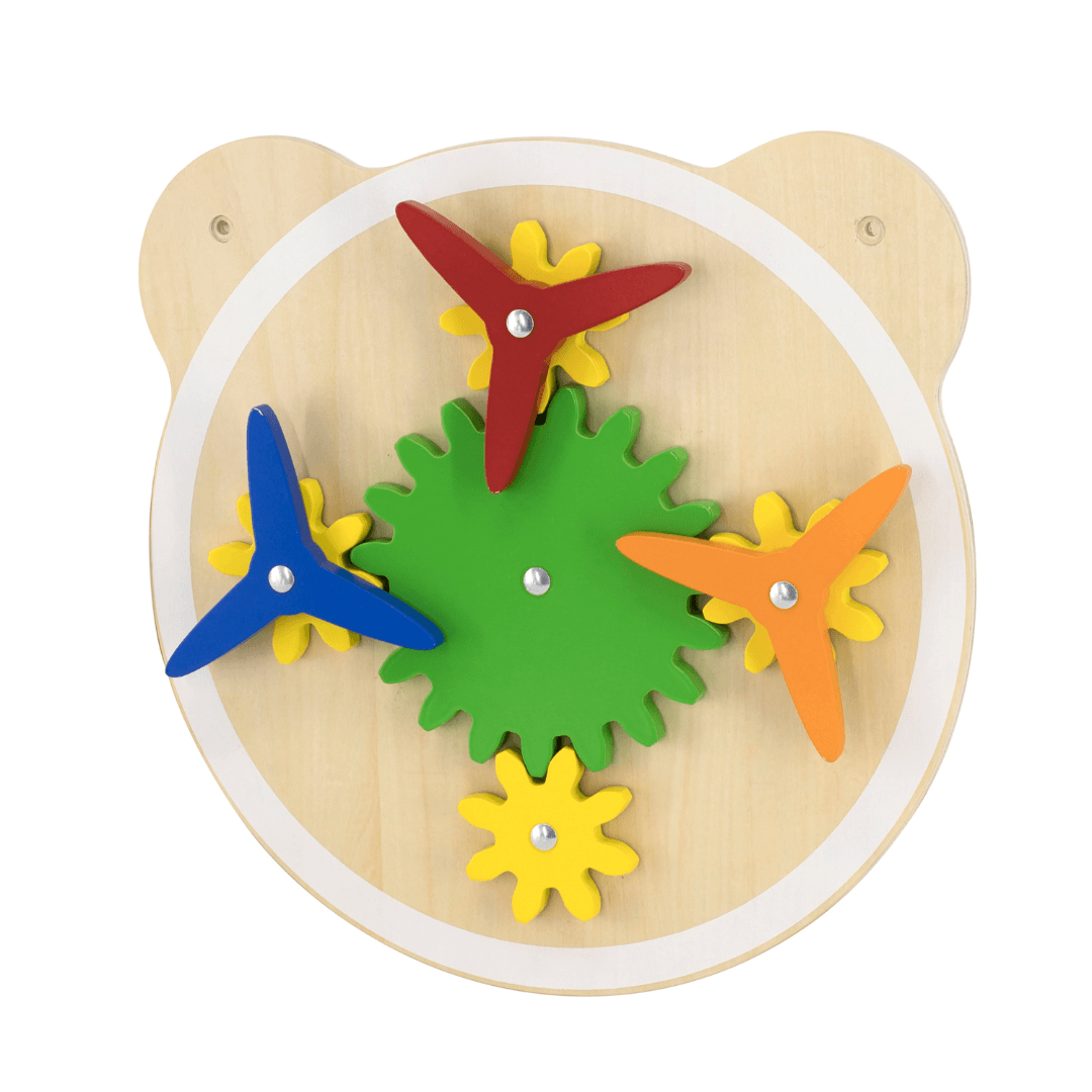 Wooden Wall Toy - Turning Windmill