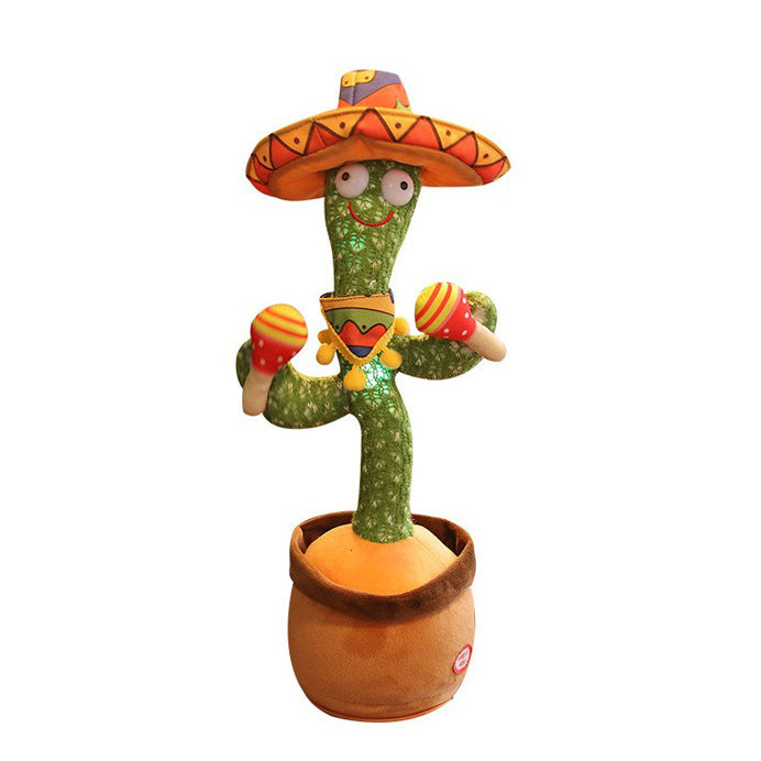 Singing Cactus Toy Dancing Cactus Plush Funny Cactus Dolls for Home Decoration