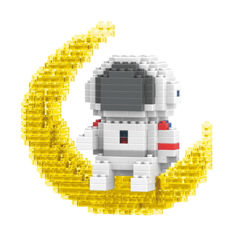 Mini Astronaut Building Blocks with Led Lighting Building Kits for Kids and Adults