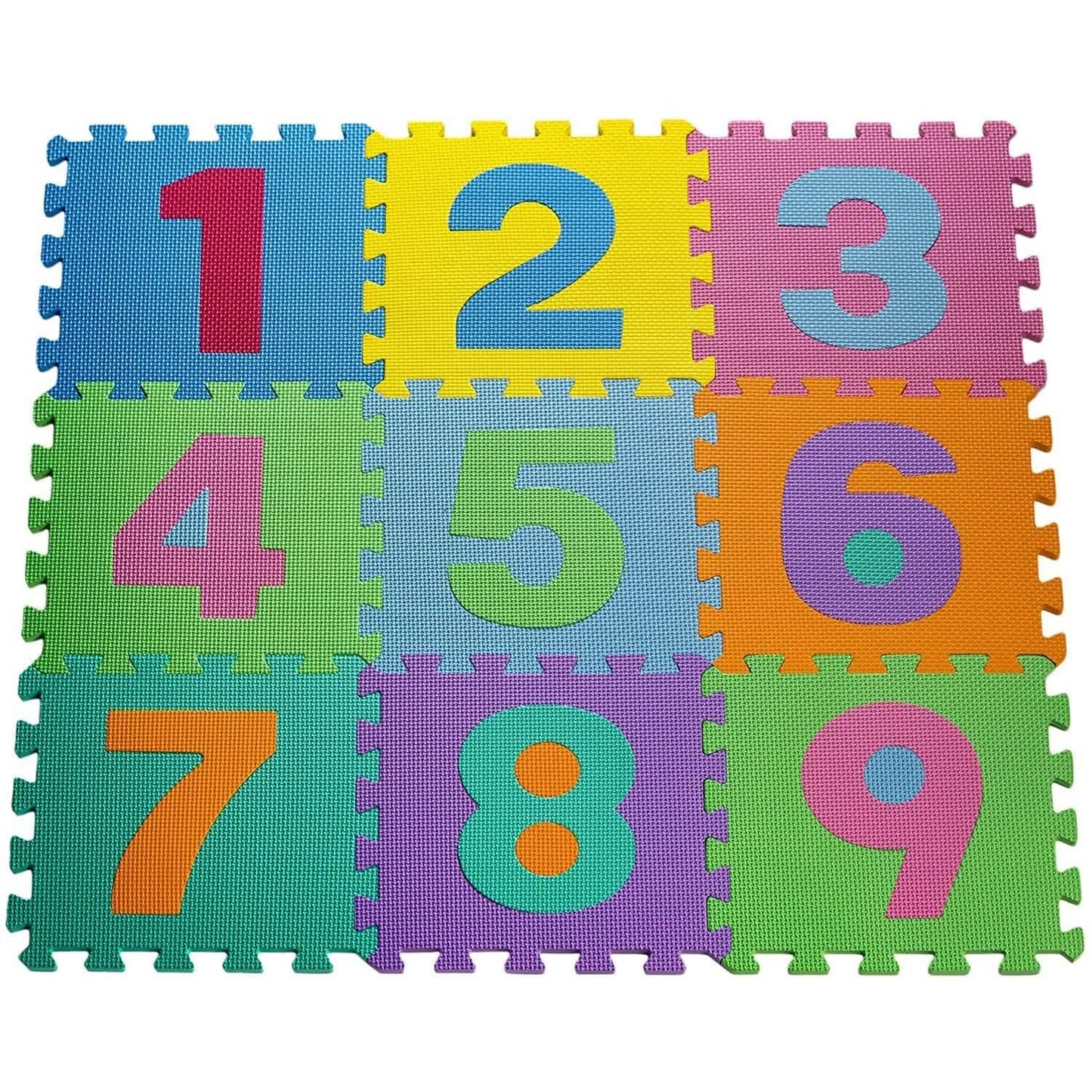 HemingWeigh Kid's Multicolored Numbers Puzzle Play Mat