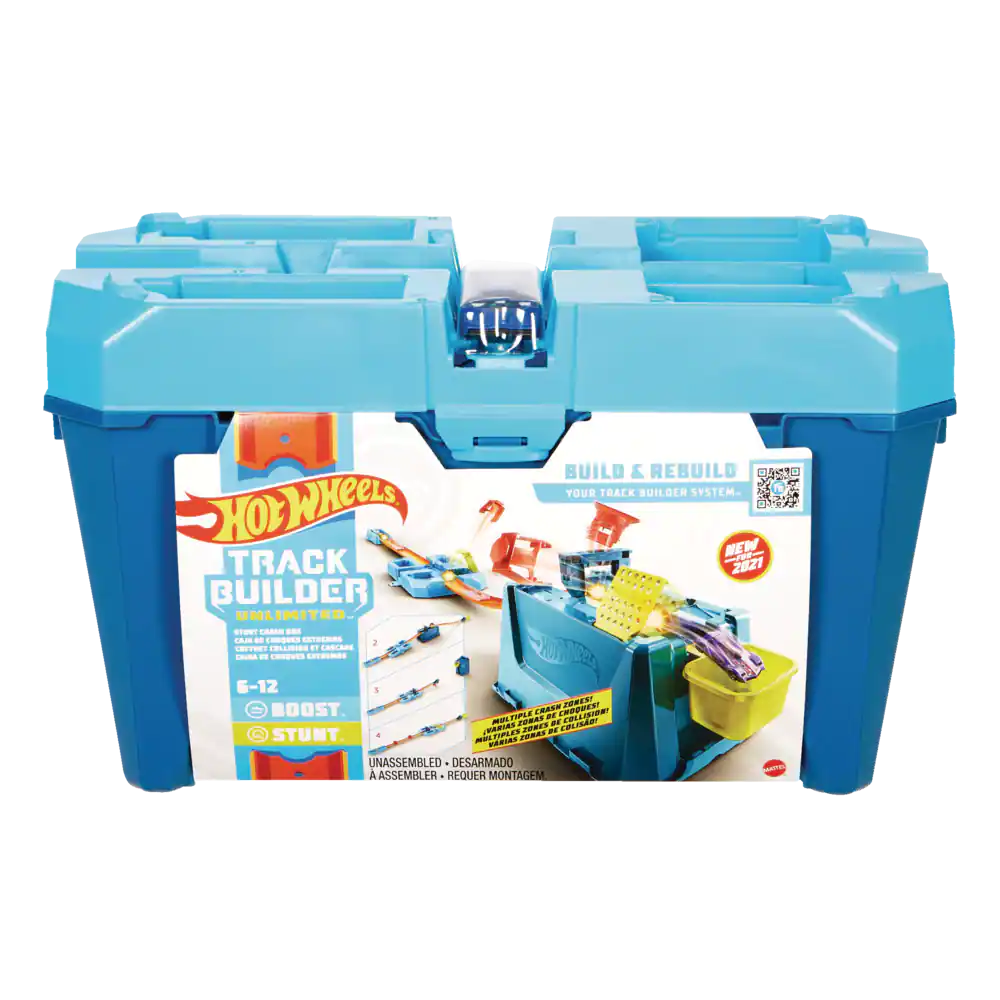 Mattel Hot Wheels Track Builder Stunt Crash Box