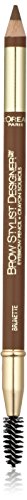 L'Oreal Paris Brow Stylist Designer Eyebrow Pencil, Brunette [310] 0.045 oz