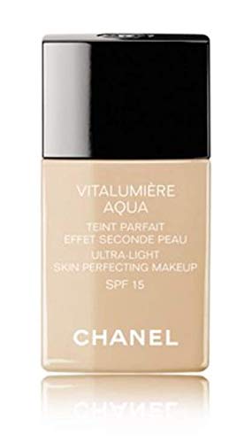 Chanel Vitalumiere Aqua Ultra Light Skin Perfecting Make up SFP 15 30ml/1oz#12 Beige Rose