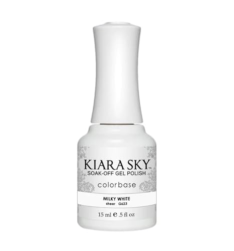 Kiara Sky Gel Polish MILKY WHITE , G623