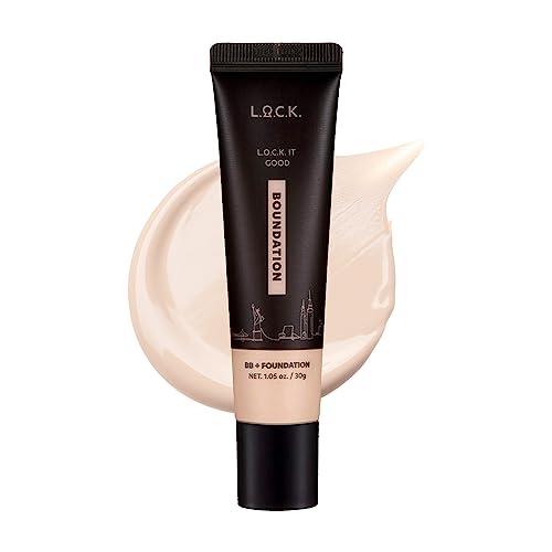 L.O.C.K. Color it Good Boundation 01 Fair Beige, B.B Cream + Foundation, Medium Coverage, Net. 1.05 fl.oz. / 30g,