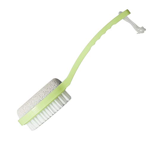 Foot Stone Brush Exfoliating Brush Shower Foot Srubber with Pumice(1 PCS Green)