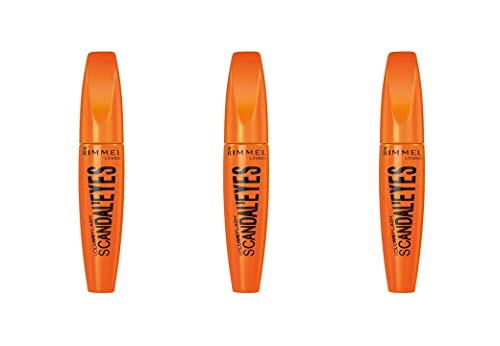 Rimmel London Volume Flash Scandal Eyes Mascara, Black [001] 0.41 oz (Pack of 3)