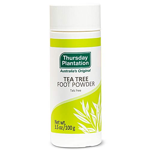 Thursday Plantation Tea Tree Foot Powder, Helps Prevent Foot Odor and Sweat, 3.5 Ounces