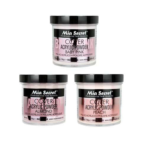 Mia Secret COVER (Baby Pink/Almond/Peach) 4oz;3pc