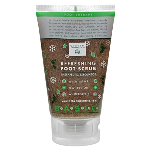 Earth Therapeutics Exfoliator Refreshing Foot Scrub, 4 Oz
