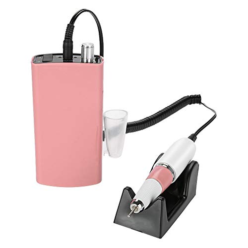 Nail File Drill Machine, Portable Professional Pedicure Electric Nail Drill Nail Grinding Machine Set Nail Art Equipment Kit(us Plug)