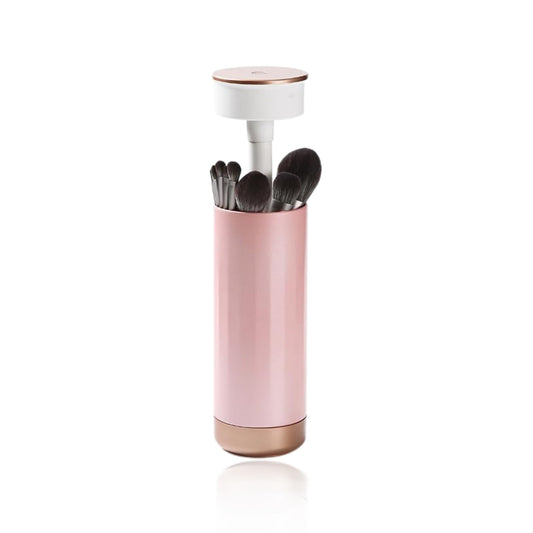 Makeup Brush Cleaner, Cleaner for Makeup Brushes, Large Capacity Cosmetic Brush Cleaner with Retractable Protective Cover to Clean Any Makeup Brush