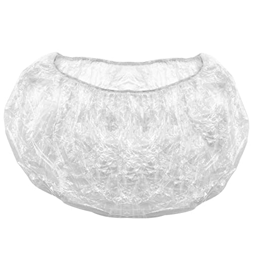 Charmyth Pedi Guard Bath Liners, Disposable Pedicure Liners, Spa Footsie Clear Pedi Guard Bath Liners for Foot Bath/Spa/Massage Thick Elastic (100 Count (Pack of 1))