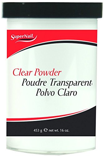 Supernail Nail Powder, Clear, 16 Ounce