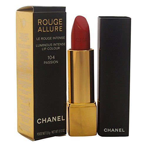 Chanel Rouge Allure Luminous Intense Lip Colour, 104 Passion, 0.12 Ounce