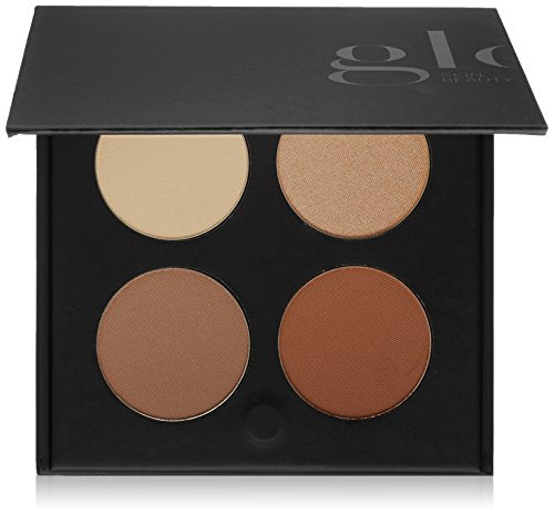 Glo Skin Beauty Contour Kit | Illuminate and Brighten, Blendable and Buildable Contouring Palette, (Dark)