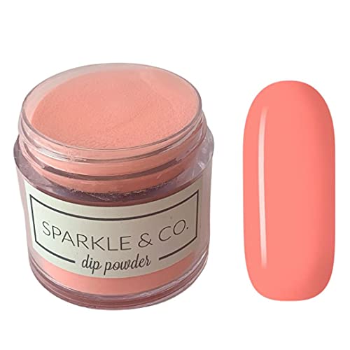 Sparkle & Co. Dip Powders – dp.06 Coral Reef (Coral Pink)