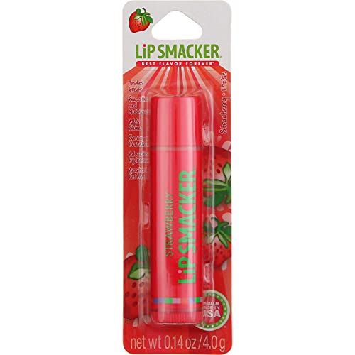 Lip Smacker Strawberry Lip Balm, 0.14 oz (Pack of 4)