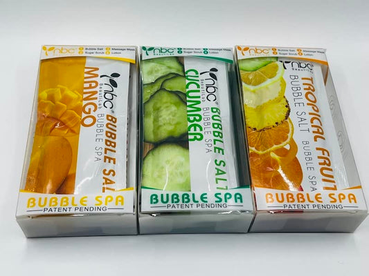 Foot Soak, Foot Spa Pedicure Set With Bath Salt, Foot Cream, Foot Scrub, Exfoliating Foot Care In a Box 4 Step Spa Pedicure Kit For Dry cracked Feet, 3 Set (mango, cucumber, tropical)