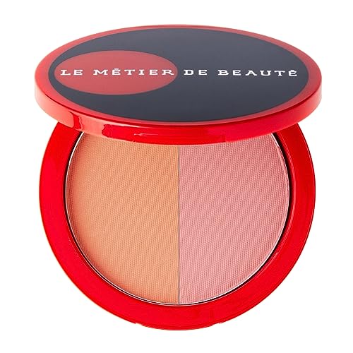 Le Metier de Beaute Blush Bronzer Duet, Magnetic Compact (Bisou Bisou)