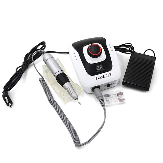 Rolabling 300-35000 RPM Nail Art Drill File Machine Electric Manicure Pedicure Drill Kit for Acrylics,Gel, Natural Nails (110V)