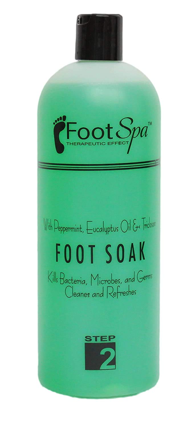 FOOT SPA – Foot Soak – Cleanses, Softens, and Refreshes - Made With Eucalyptus & Peppermint Oil – 32 Oz