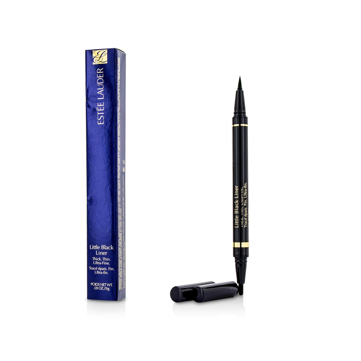Estee Lauder Este Lauder Little Black Liner Thick Thin Ultra Fine #01 Onyx,0.03 Ounce