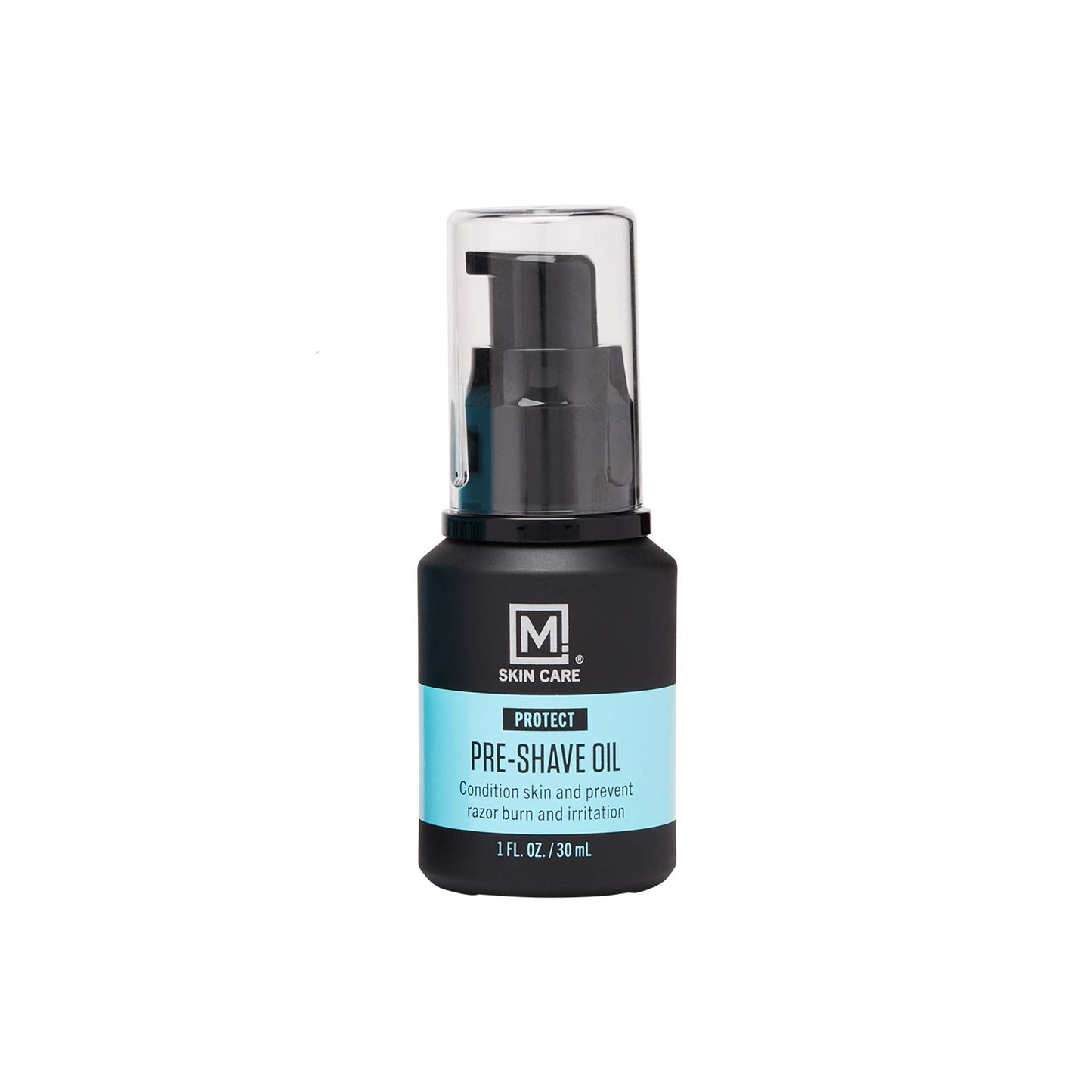 M. Skin Care Pre Shave Oil Men's Protect Prevent Razor Burn and Irritation, Soften Stubble and Lifts Beard Hairs, Shaving Cream Men, Skin Care Products for Men, Dermatologist Tested