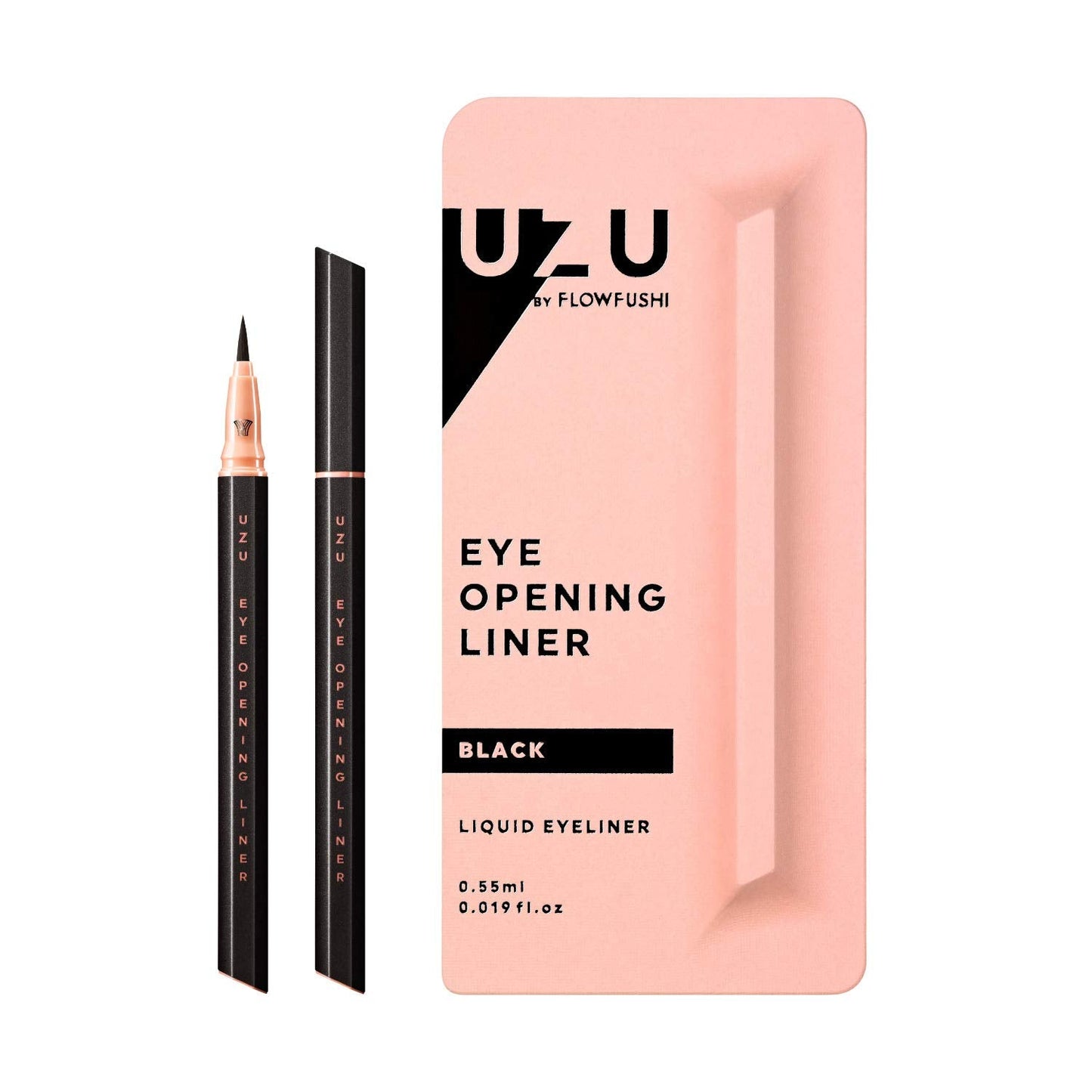 Flowfushi UZU Eye Opening Liner Liquid Eyeliner (Black)