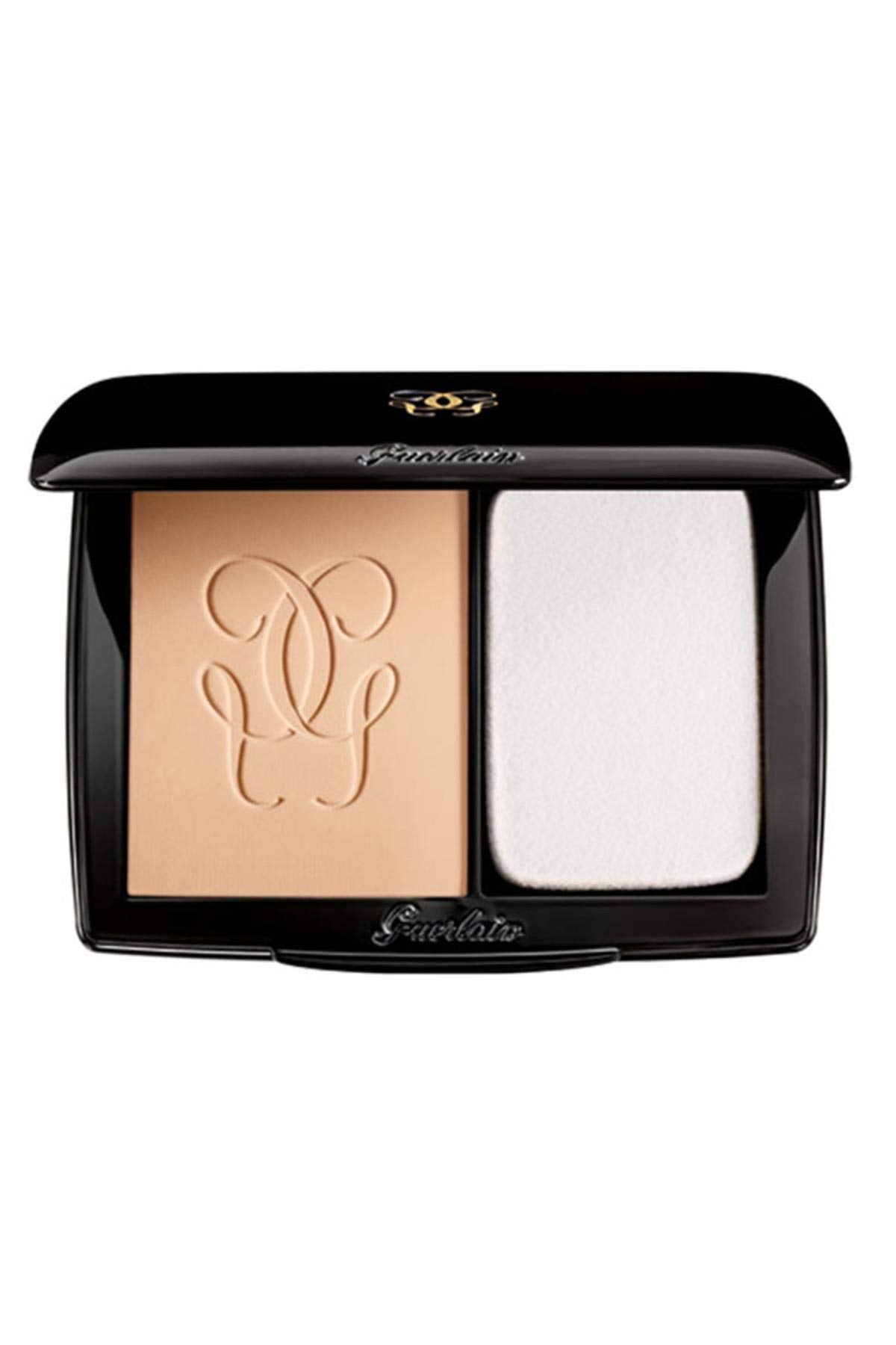 Guerlain Lingerie De Peau Nude Powder SPF 20 Foundation, No. 02 Light Beige, 0.35 Ounce