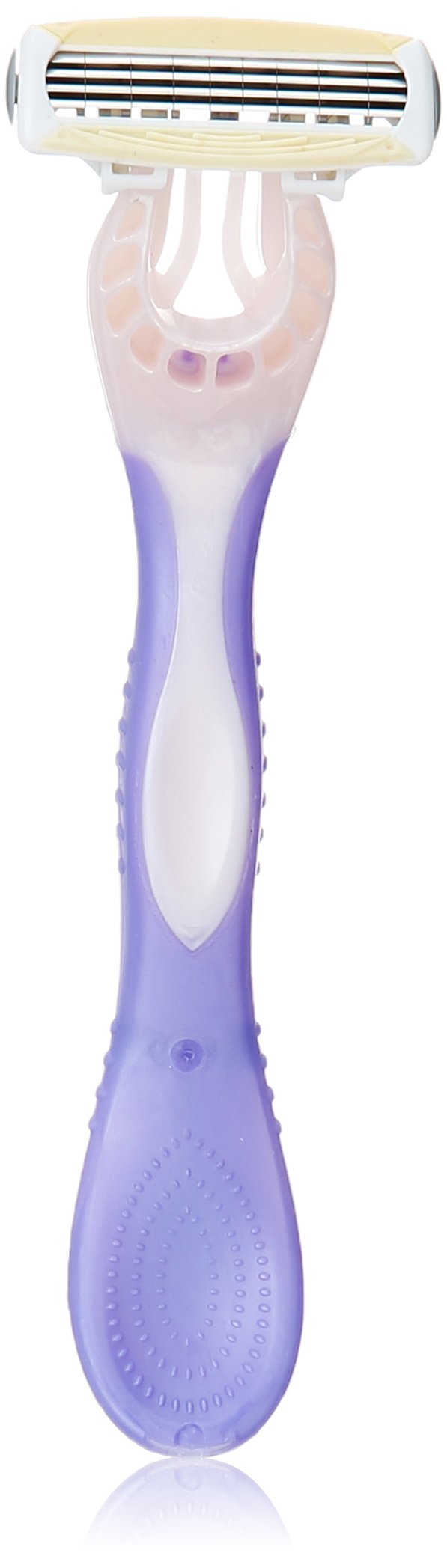 Schick Quattro for Women Disposable Razors for Sensitive Skin, 3 Count, Pack of 2