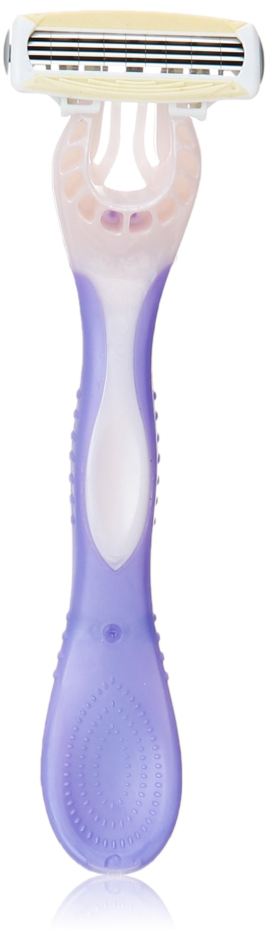 Schick Quattro for Women Disposable Razors for Sensitive Skin, 3 Count, Pack of 2